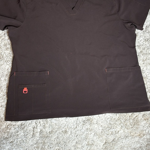 Carhartt Scrubs Top, Brown, Size 3XL - Picture 4 of 12